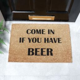 Artsy Mats Come In If You Have Doormat Man Cave in Black - Size: 40 cm x 60 cm - thumbnail 2