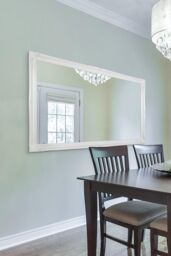 "MirrorOutlet ""Hamilton"" White Shabby Chic Design Wall/Leaner Mirror 167cm x 106cm - Size: 167 cm x 106 cm" - thumbnail 1