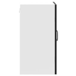 Berkfield Home Kitchen Wall Cabinet with Glass Door Kalmar Black Engineered Wood - thumbnail 8