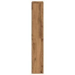 Berkfield Home Bookcase Artisian Oak 60x20x120 cm Engineered Wood in Brown - Size: 60 x 20 x 120 cm - thumbnail 6