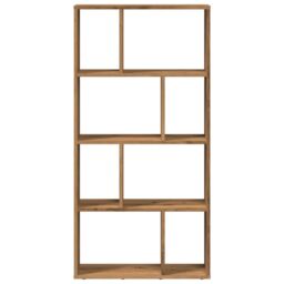 Berkfield Home Bookcase Artisian Oak 60x20x120 cm Engineered Wood in Brown - Size: 60 x 20 x 120 cm - thumbnail 5