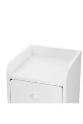 Garden Sanctuary Modern 3-Drawer Bedside Table in White - thumbnail 5