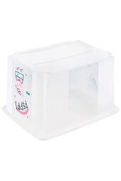 Keeeper Peppa Pig Turn Around Stackable Box with Lid 30 Litre Natural Transparent in Clear - thumbnail 4