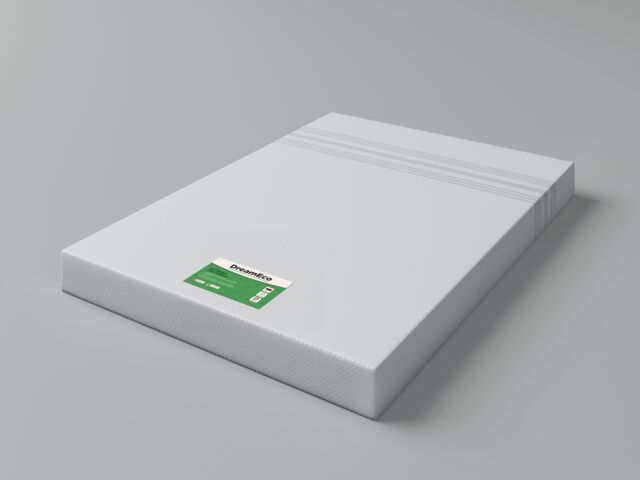 DreamEco 15cm Deep Comfort Foam Mattress in White - Size: Single - image 1