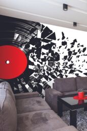 Origin Murals Smashed Vinyl Wall Mural - Size: W300 cm x H240 cm