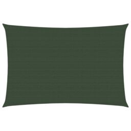 Berkfield Home Sunshade Sail 160 g/m ² Dark Green 2.5x4 m HDPE - thumbnail 1