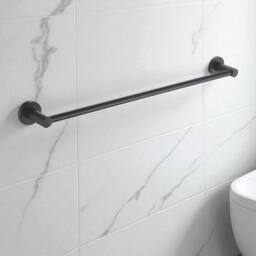 Showerdrape Modernity Black Steel Wall Mounted 4 Piece Bathroom Accessory Set - thumbnail 8