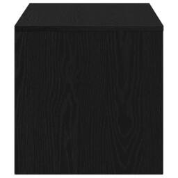 Berkfield Home TV Cabinet Black Oak 100x40x40 cm Engineered Wood - Size: 100 x 40 x 40 cm - thumbnail 6