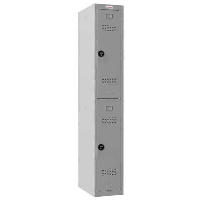 Phoenix Safe Company Personal Locker in Grey with Combination Locks, PL1230GGC, 121L - Size: 180 cm x 100 cm - image 1