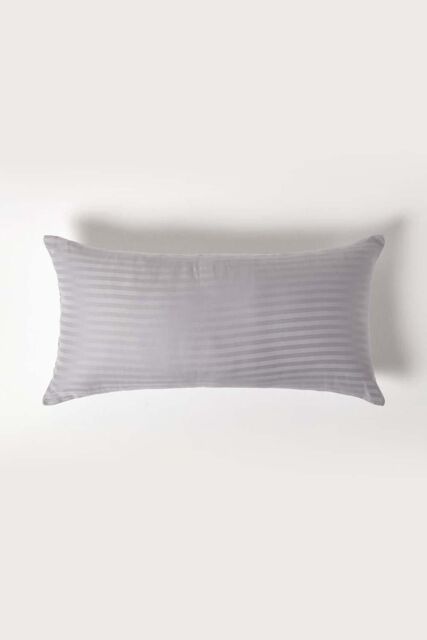 Homescapes Continental Egyptian Cotton Pillowcase 330 TC, 40 x 80 cm in Grey - image 1
