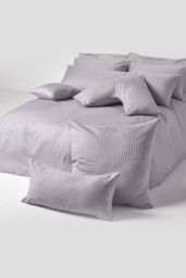 Homescapes Continental Egyptian Cotton Pillowcase 330 TC, 40 x 80 cm in Grey - thumbnail 4