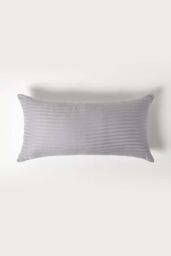Homescapes Continental Egyptian Cotton Pillowcase 330 TC, 40 x 80 cm in Grey