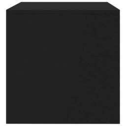 Berkfield Home TV Cabinet Black 100x40x40 cm Engineered Wood - Size: 100 x 40 x 40 cm - thumbnail 5