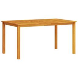 Berkfield Home Stylish 5-Piece Garden Dining Set in Solid Acacia Wood in Brown - thumbnail 5