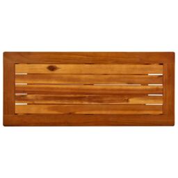 Berkfield Home Garden Console Table 80x35x75 cm Solid Acacia Wood in Brown - Size: 80 x 35 x 75 cm - thumbnail 4