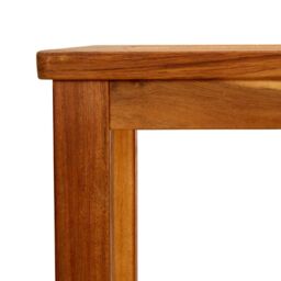 Berkfield Home Garden Console Table 80x35x75 cm Solid Acacia Wood in Brown - Size: 80 x 35 x 75 cm - thumbnail 5