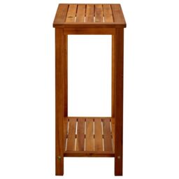Berkfield Home Garden Console Table 80x35x75 cm Solid Acacia Wood in Brown - Size: 80 x 35 x 75 cm - thumbnail 3