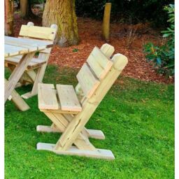 Churnet Valley Garden Furniture Ltd Ashcombe Chair - Set of Waterproof Cushions Included in Brown - thumbnail 2