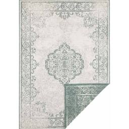 THE RUGS Cebu Reversible Indoor Outdoor Rug Polypropylene Flatweave Durable in Green - Size: 240 cm x 340 cm - thumbnail 1