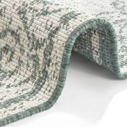 THE RUGS Cebu Reversible Indoor Outdoor Rug Polypropylene Flatweave Durable in Green - Size: 240 cm x 340 cm - thumbnail 2
