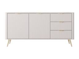 Vente-unique 2 - Door & 3 - Drawer MDF Sideboard - Beige & Gold - ELONARIA - thumbnail 1
