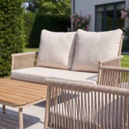 Artemis Home Verano Outdoor Rope Conversation Set in Cream - thumbnail 5