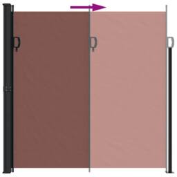 Berkfield Home Retractable Side Awning Brown 200x500 cm - thumbnail 5