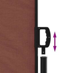 Berkfield Home Retractable Side Awning Brown 200x500 cm - thumbnail 6