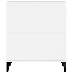 Berkfield Home Sideboards 2 pcs White 60x35x70 cm Engineered Wood - Size: 60 x 35 x 70 cm - thumbnail 8