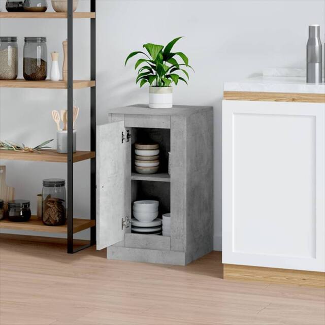 Berkfield Home Sideboard Concrete Grey 37.5x35.5x67.5 cm Engineered Wood - image 1