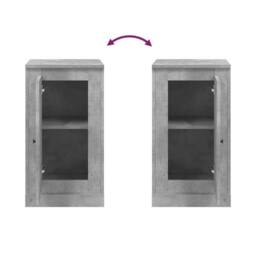 Berkfield Home Sideboard Concrete Grey 37.5x35.5x67.5 cm Engineered Wood - thumbnail 9