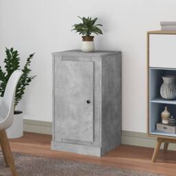 Berkfield Home Sideboard Concrete Grey 37.5x35.5x67.5 cm Engineered Wood - thumbnail 2