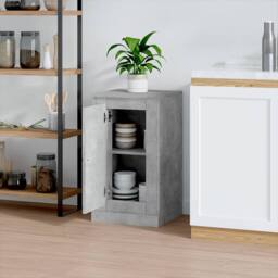 Berkfield Home Sideboard Concrete Grey 37.5x35.5x67.5 cm Engineered Wood - thumbnail 1