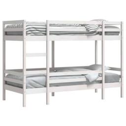 Berkfield Home Elegant Bunk Bed without Mattress White 75x190 cm Small Single So - thumbnail 4