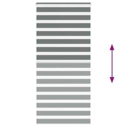 Berkfield Home Elegant Zebra Blind Dark Grey 110x200 cm Fabric Width 105.9 cm Po - thumbnail 5