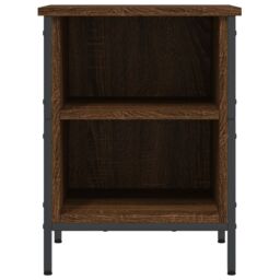 Berkfield Home Shoe Cabinet Brown Oak 38x35x50 cm Engineered Wood - Size: 38 x 35 x 50 cm - thumbnail 4