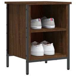 Berkfield Home Shoe Cabinet Brown Oak 38x35x50 cm Engineered Wood - Size: 38 x 35 x 50 cm - thumbnail 3
