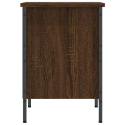 Berkfield Home Shoe Cabinet Brown Oak 38x35x50 cm Engineered Wood - Size: 38 x 35 x 50 cm - thumbnail 5