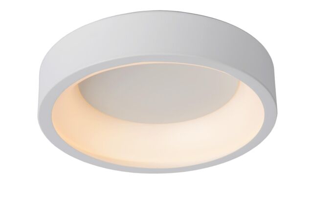 Lucide 'TALOWE' Dimmable Stylish Indoor Decorative LED Flush Ceiling Light in White - image 1