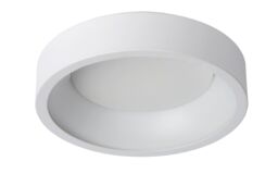 Lucide 'TALOWE' Dimmable Stylish Indoor Decorative LED Flush Ceiling Light in White - thumbnail 2
