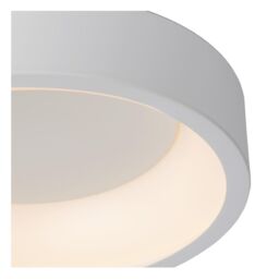 Lucide 'TALOWE' Dimmable Stylish Indoor Decorative LED Flush Ceiling Light in White - thumbnail 4