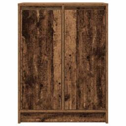Berkfield Home Sideboard Old Wood 57x34x76 cm Engineered Wood in Brown - Size: 57 x 34 x 76 cm - thumbnail 6
