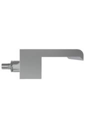 Living and Home 40cm W x 20cm D Waterfall Pool Fountain Garden Stainless Steel Wall-Mounted Water Blade in Silver - Size: 40 cm W x 20 cm D - thumbnail 4