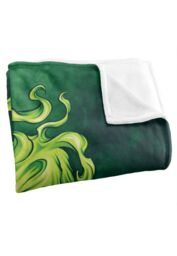 JQ Licensing Ba-Jp Glowing Green Skull Silky Touch Super Soft Throw Blanket 152 X 127 cm in White - thumbnail 3