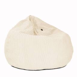 rucomfy Beanbags rucomfy Jumbo Cord Slouchbag - Indoor Classic Bean Bag for Adults in Ivory - thumbnail 3