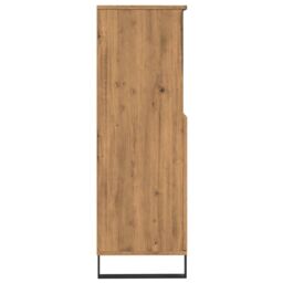 Berkfield Home Highboard Artisan Oak 60x36x110 cm Engineered Wood in Brown - Size: 60 x 36 x 110 cm - thumbnail 6
