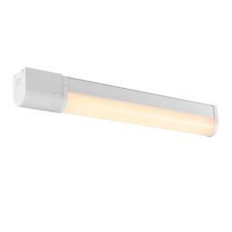 Nordlux Modern Indoor Wall Light White Aluminium Intergrated LED On-Fixture Switch - Mains Powered, IP44 - thumbnail 1