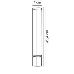 Nordlux Modern Indoor Wall Light White Aluminium Intergrated LED On-Fixture Switch - Mains Powered, IP44 - thumbnail 8
