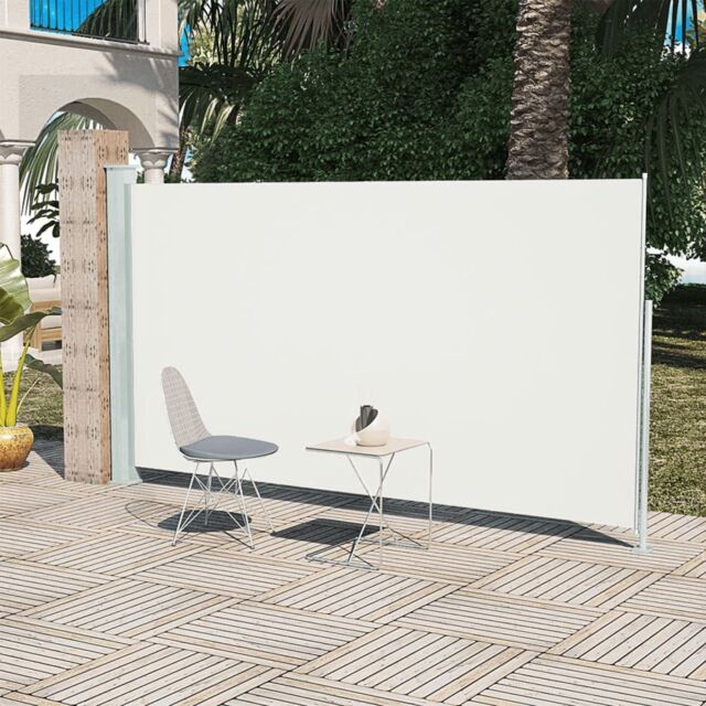 Berkfield Home Patio Terrace Side awning 160 x 300 cm Cream Colour in Grey - image 1