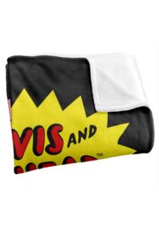 Beavis and Butthead Couch Silky Touch Super Soft Throw Blanket 152 X 127 cm in White - thumbnail 3
